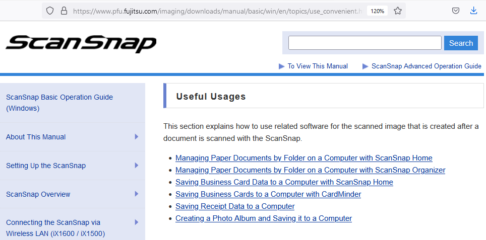 A screenshot from a online user manual with a bad topic title